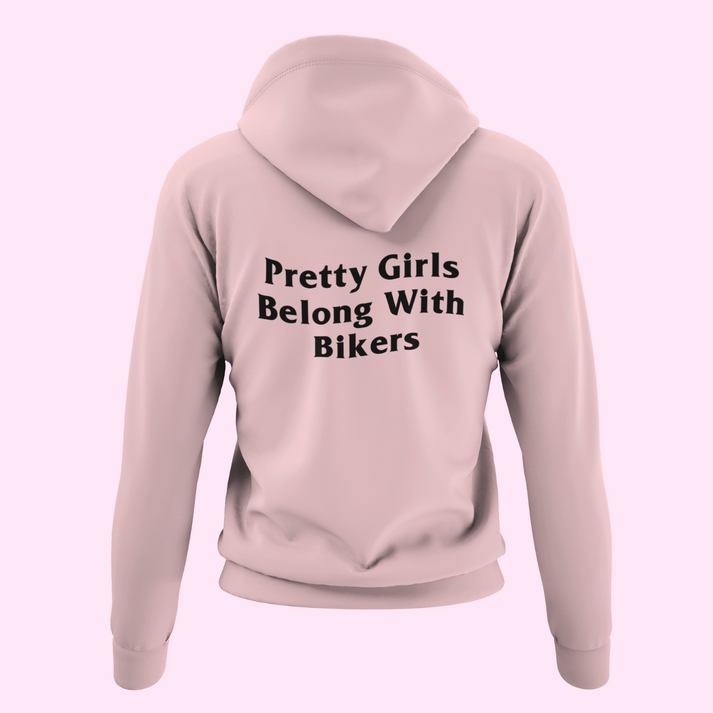 BLVNKS "Pretty Girls Belong With Bikers" Hoodie