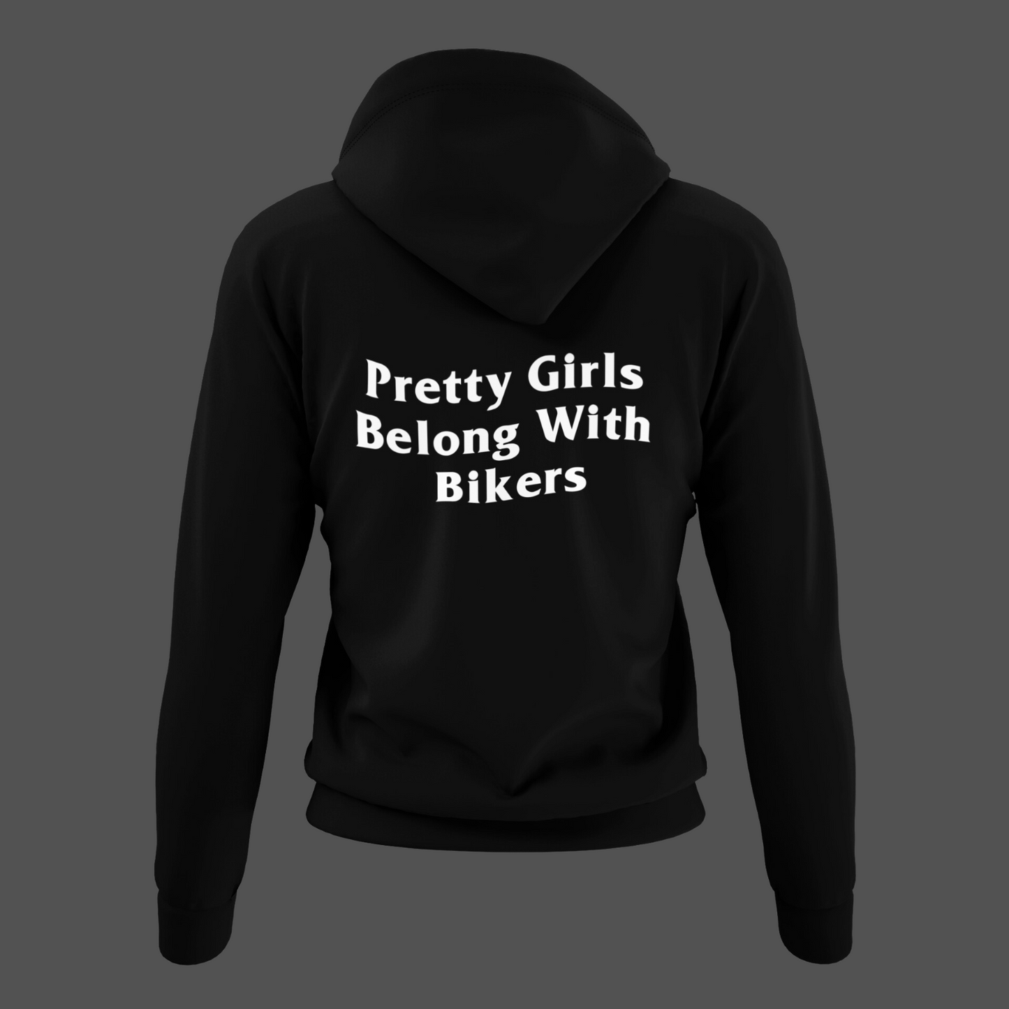 BLVNKS "Pretty Girls Belong With Bikers" Hoodie