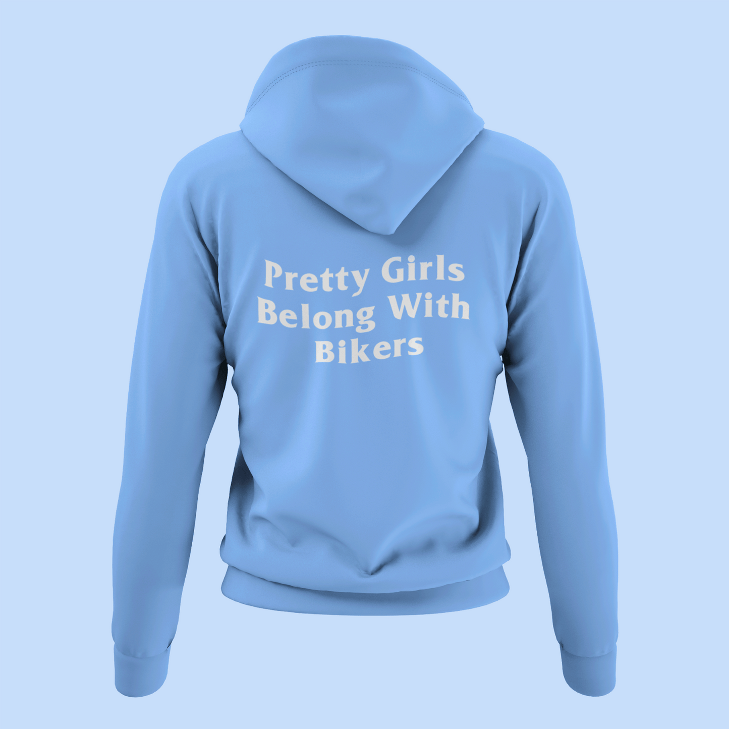 BLVNKS "Pretty Girls Belong With Bikers" Hoodie