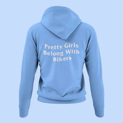BLVNKS "Pretty Girls Belong With Bikers" Hoodie